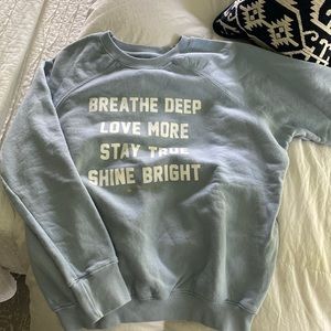 ✨NWOT✨ or EUC ☁️ Blue Spiritual Gangster Crewneck